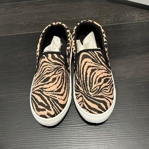 Animal print sneakers